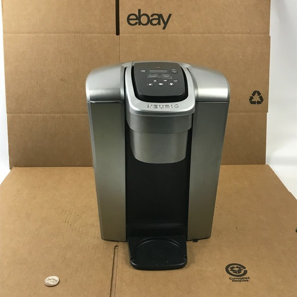 Keurig K-Elite Single Serve K-Cup Pod Coffee Maker - Brushed Silver. Used 1 Time Photo Related