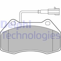 Delphi LP2136 Bremsbelagsatz, Scheibenbremse FüR Abarth