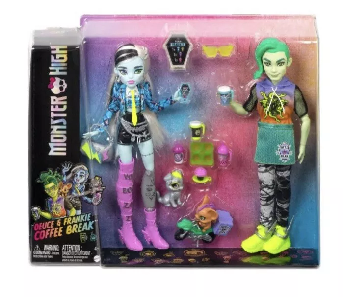 Bundle of 3 Monster High® Dolls (Clawdeen Wolf™ & Frankie Stein™ &  Draculaura™) 