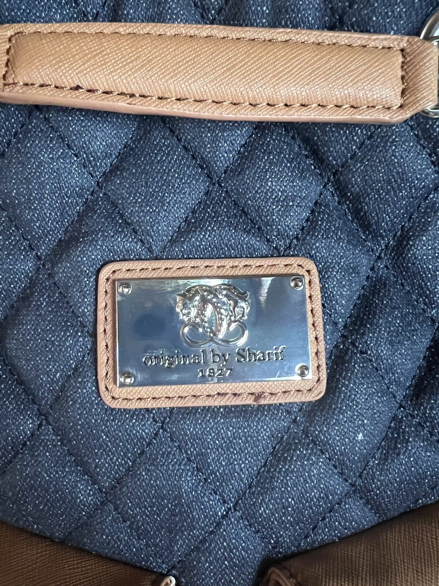 Sharif Black Denim Quilted Backpack Sharif | Bags | Sharif Black Denim Quilted Backpack | Poshmark main image 4