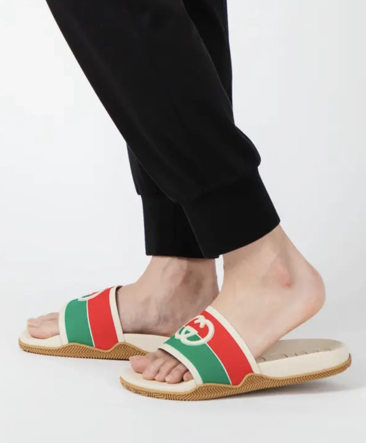 Chaussures sandales femme Gucci emboîtées GG Slides 37 36 38 neuves dans leur boîte