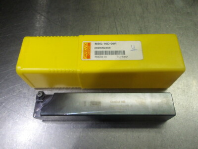 Sandvik 1'' x 1'' Indexable Lathe Tool Holder 5.72'' OAL MBG-16D-09R (LOC794)