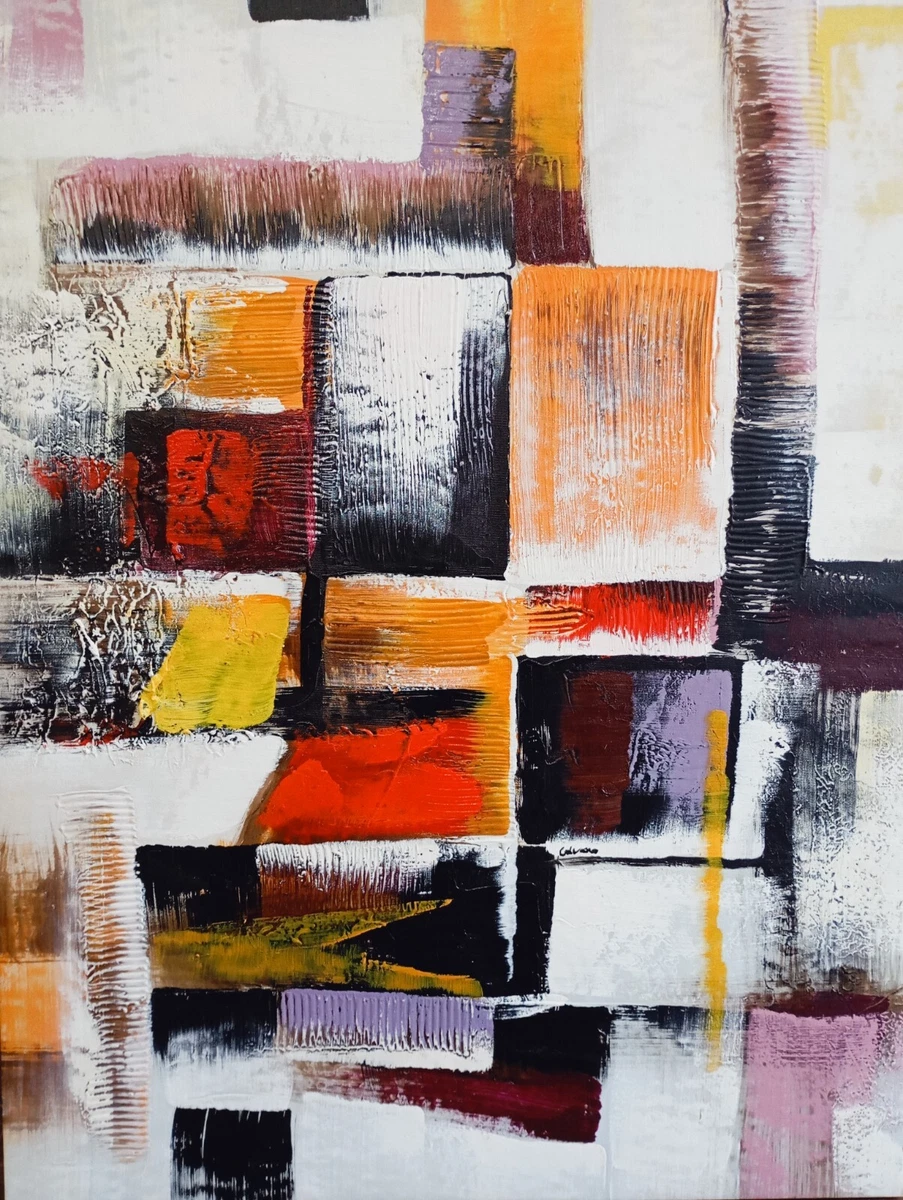 QUADRO d'Autore su tela - Canvas on wooden frame - Arte