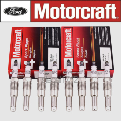Set of 8 Genuine OEM Platinum Spark Plugs SP-546 PZK14F For