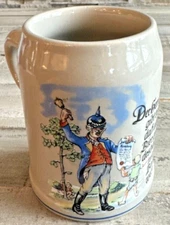 Derherr Bürgermeister Beer Stein TK Bavaria Germany Pottery Stoneware Mug Fun!