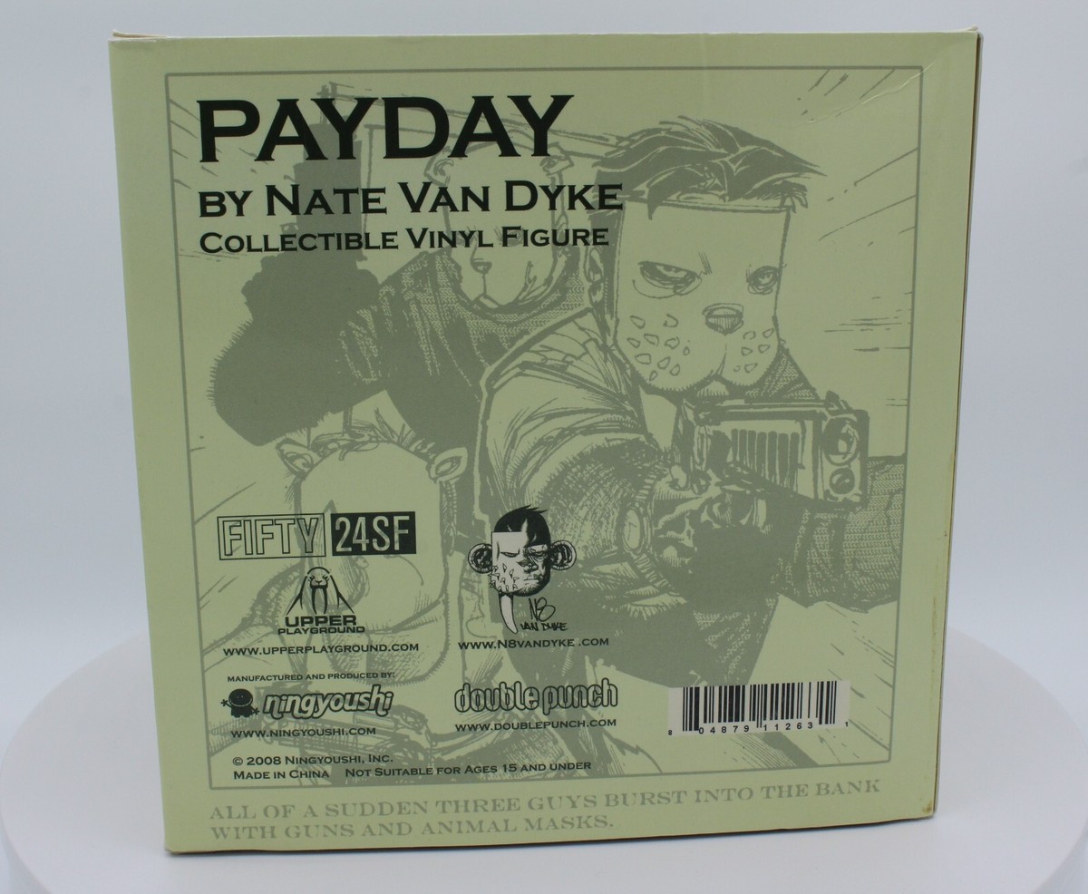 Pay Day Collectible Vinyl Figure Monotone Edition by Nate Van Dyke 
