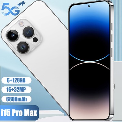 NEW i15 Pro Max 5G Unlocked Smartphone Android14 128GB Dual SIM Cheap Phone 2025