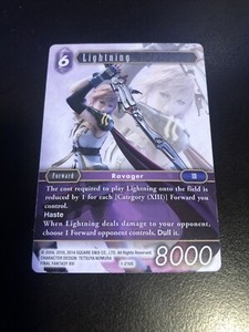 FFTCG 12-117R ライトニング Final Fantasy TCG Lightning 12-117R Chapter XII Non-foil FFTCG BGS