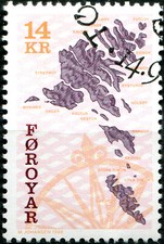 FÉROÉ N° 337 Oblitéré