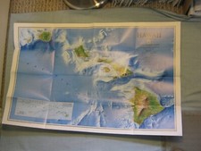 REDISCOVERING HAWAII MAP September 1995 National Geographic