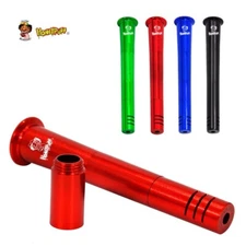 4-Pack Aluminum Hookah Downrods -14mm-19mm, Non-Repeating Colors, Durable Shafts