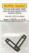 OS .15 CV-A  OS .15 LA Exhaust/Muffler Gasket 2 Pack NIP