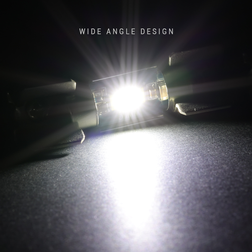 10X 6000K White High Power LED Map/Dome Interior Lights Bulbs 31mm Festoon - Foto 5 di 7