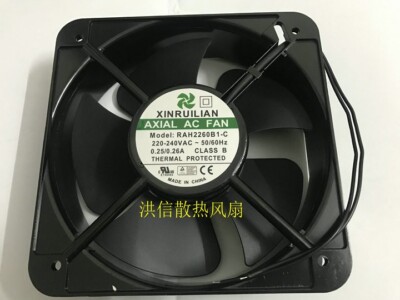Original Xinruilian Rah2260b1-c 220v 0.25/26a 20cm Fan 3 Months 2 Wire For Sale Online