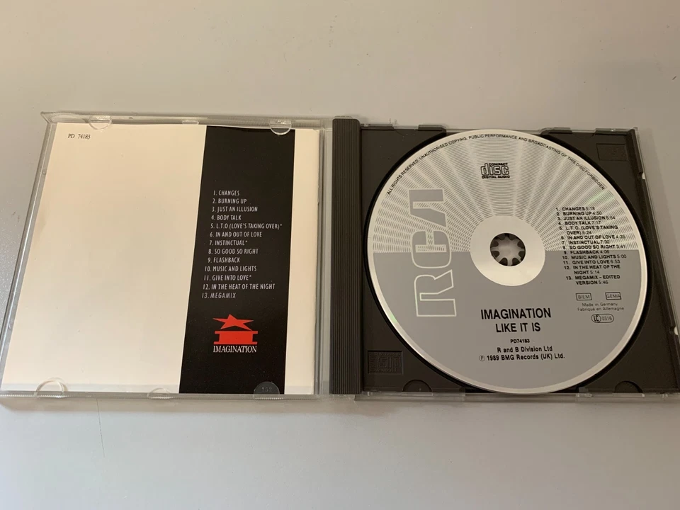Imagination – Like It Is - Revised And Remixed Classics – CD © 1989 - Just An Il - Bild 2 von 3