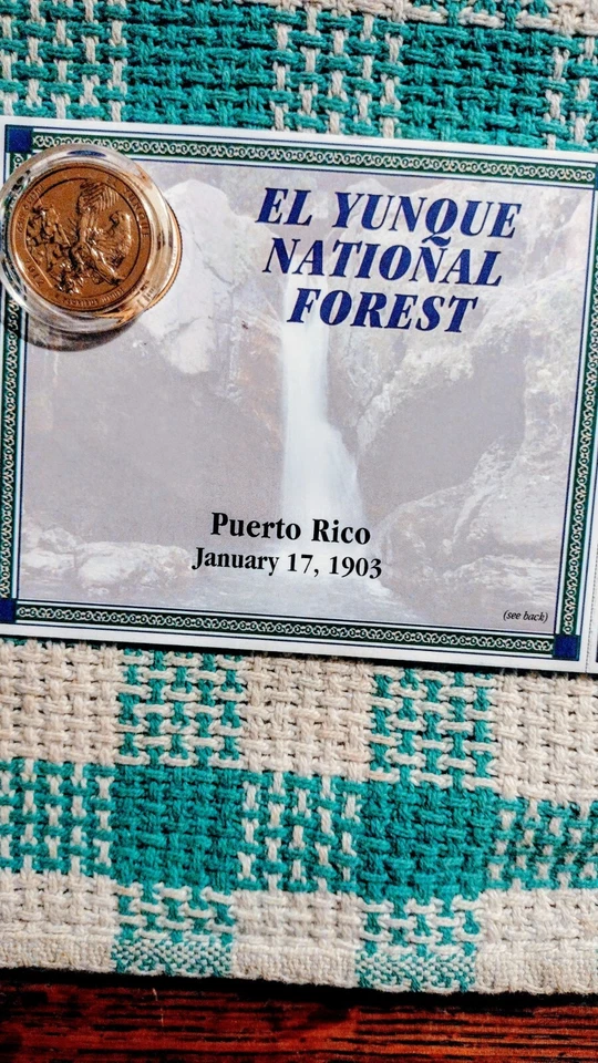 LOT OF #2 GOLD PLATED QUARTERS PUERTO RICO & NEW MEXICO - Image 3 of 4