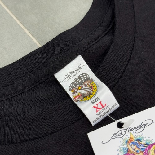 Ed Hardy by Christian Audigier Tattoo Heart Skull T-Shirt with Tag Size XL - Picture 8 of 17