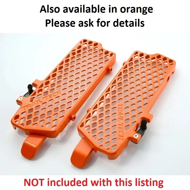 Trail Tech 0150-RB02 Black Aluminium Radiator Guard Kit Husaberg TE300 2012-2014 - Image 3 of 4