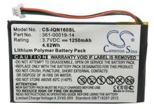 Cameron Sino 3.7V 1250mAh Li-ion Replacement Battery For Garmin GPS, Navigator