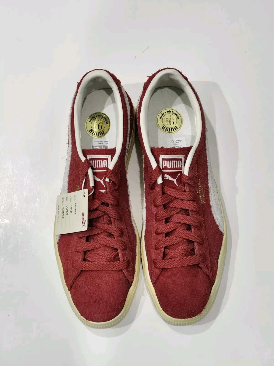 Puma Suede VTG Neverworn III Sneakers Warm White/Club Red 396493-01 Size 10.5 NW Puma Suede VTG Neverworn III Sneakers Warm White/Club Red  main image 4
