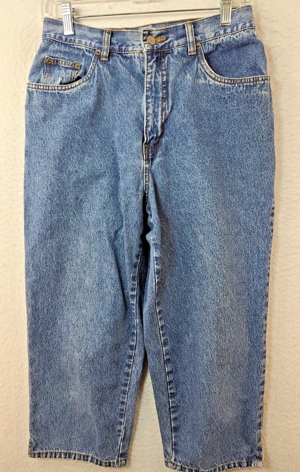Bill Blass Jeans Womens 8 Denim Blue Capri Jeans