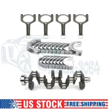 Crankshaft 11217640165 w/ Con Rod & Crankshaft Main Bearing Set Suitable For BMW