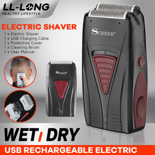 Electric Rechargeable Shaver Trimmer Razor Hair Beard Shaving Machine for Men - Picture 1 of 8