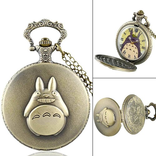 Antique Retro Quartz Pocket Watch Chain Vintage Necklace Pendant Men's Gift New - Picture 78 of 115