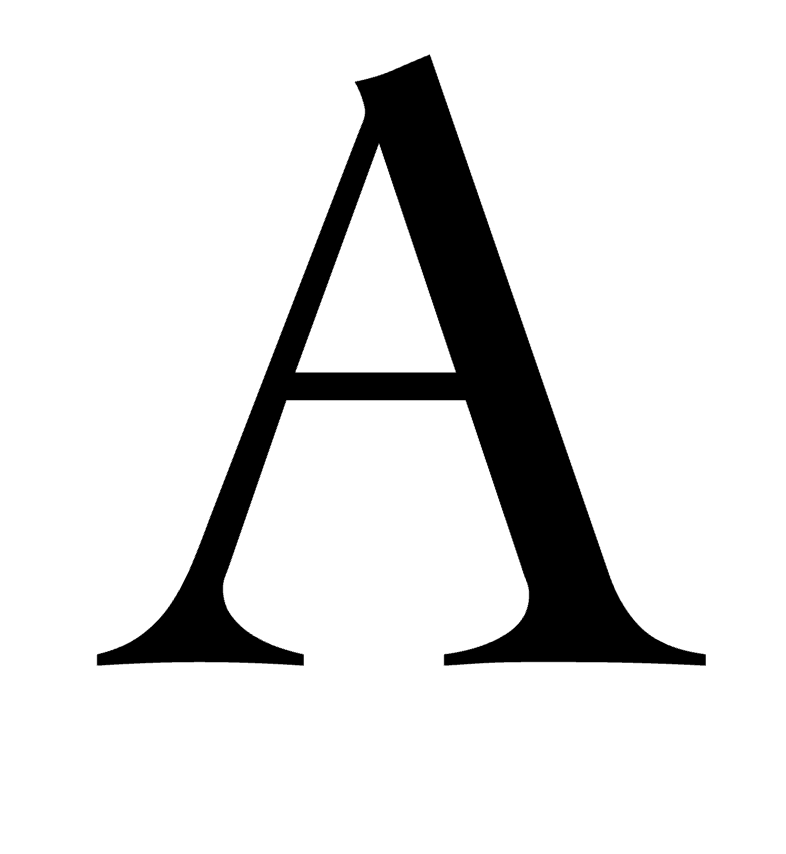 A Monogram Letter Initial Cochin Font Vinyl Decal Sticker For Home Cup A1804