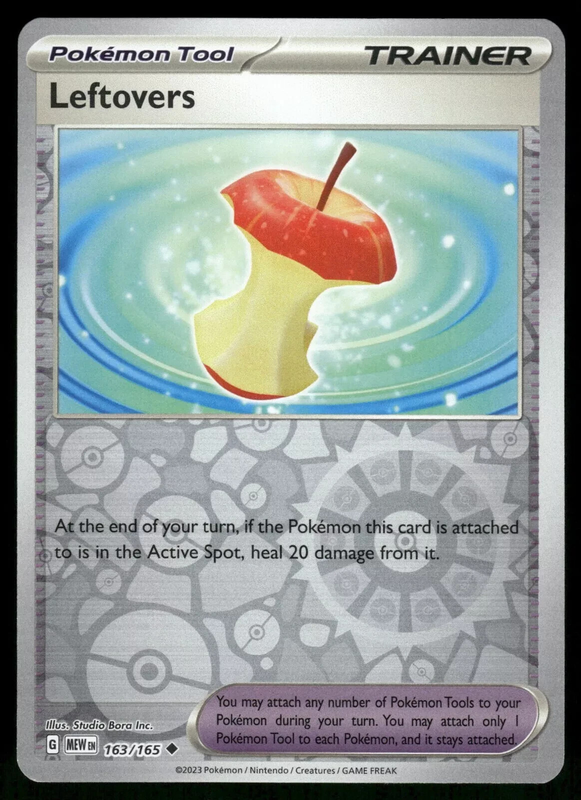 Pokemon RIGID BAND 165/165 - Pokemon 151 - Rev Holo - MINT