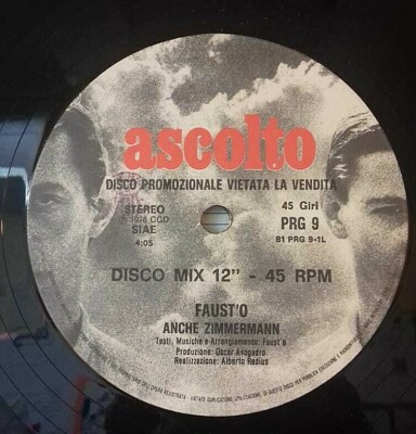 Faust'o - Auch Zimmermann / Kleenex (nicht zu verkaufen) (12'', Single, Promo)
