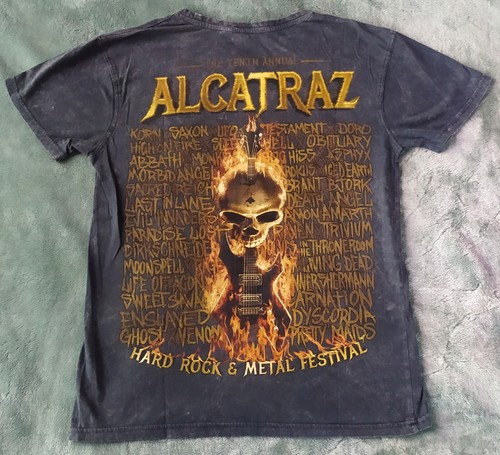 Alcatraz Hard Rock & Metal Festival 2017 T-Shirt Tie Dye West Coast Choppers M - Picture 2 of 7