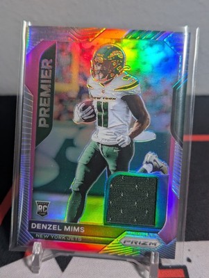 2020 Panini Prizm Denzel Mims RC PREMIER JERSEYS PINK PRIZM #20 NY Jets