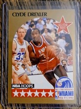Clyde Drexel Portland Trailblazers 1990-91 NBA Hoops #16 All Star HOF MVP
