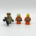 VTG Lego Star Wars Snowspeeder Minifigures 7130 Dak Ralter Luke Skywalker Hoth