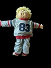 Cabbage Patch Doll - Boy Shaggy Fuzzy Blonde Hair BLUE EYES-1982