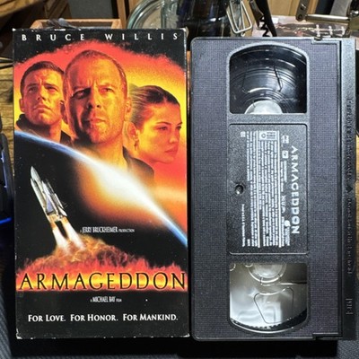 Armageddon VHS NTSC Widescreen (1998) PG-13 Sci-Fi English Bruce Willis