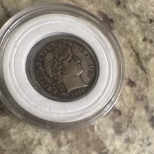 1913 Barber Dime Silver 10C Circulated Business Strike Uncertified US Coin