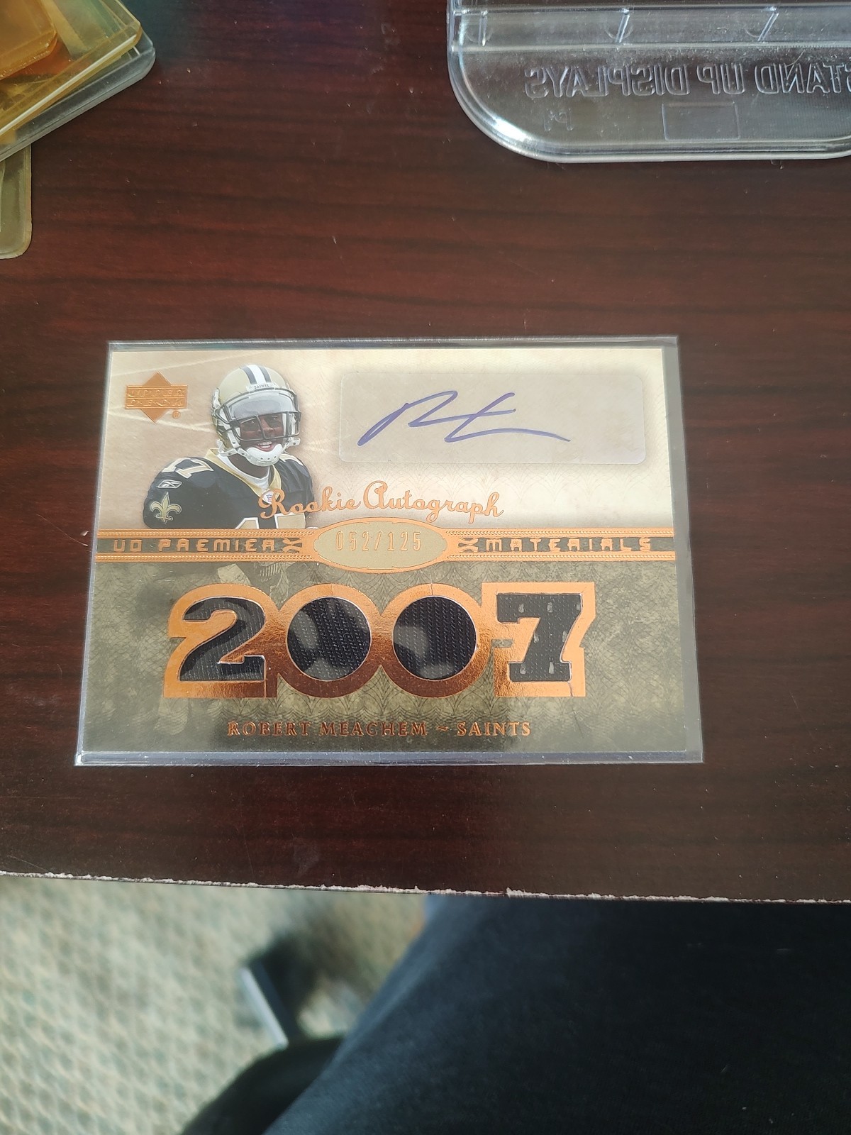 Robert Meachem Upper Deck Premier #159 Autograph