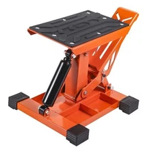 Adjustable Dirt Bike Stand with with Tool Trays 1000LBS Capacity Hydraulic 