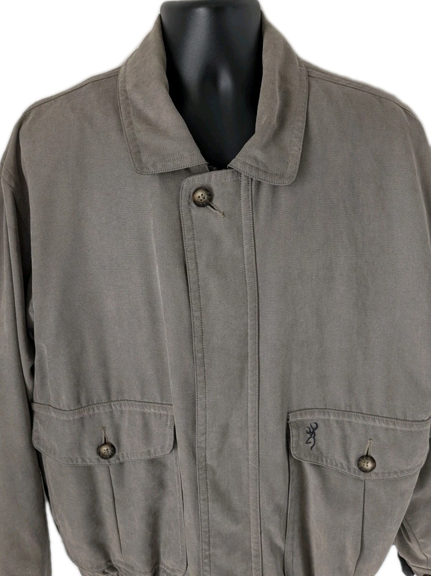 Browning Field Jacket Full Zip Removable Liner Me… - image 2