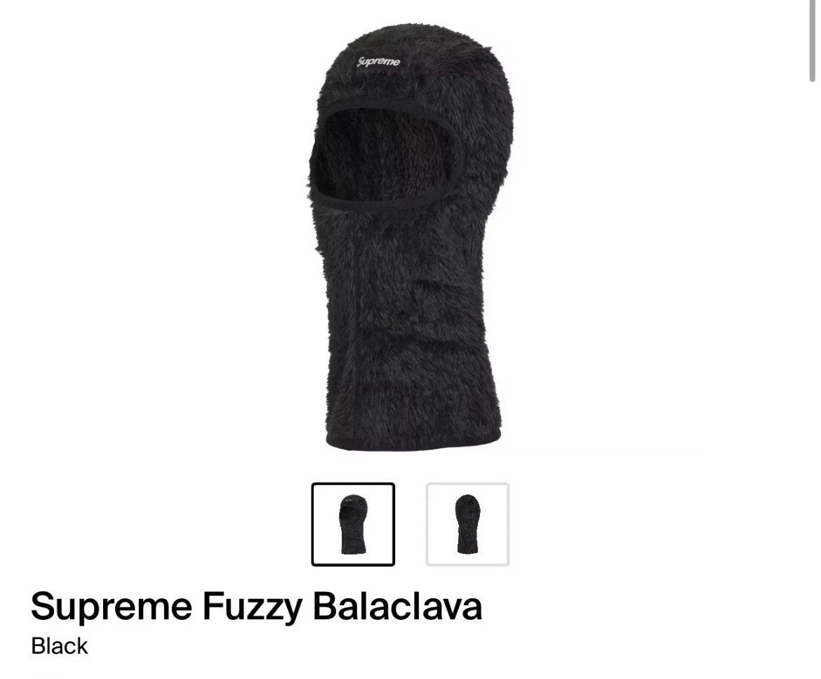 正規品 新品未使用 supreme fuzzy balaclava 黒 Buy Supreme Fuzzy Balaclava 'Black' - FW24H76 BLACK | GOAT
