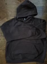 Xersion Men’s Essential Classic Fleece Popover Hoodie Brown XXL