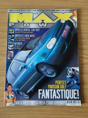MAX POWER Magazine April 1999 (1108) Golf VR6 RS2000 Vw Polo Renualt 19 ICE