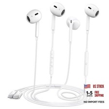 2 Packs-for iPhone Headphones Wired Earbuds/Earphones 2 Pack Lightning White