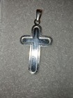 RARE .925 Sterling Silver Crucifix Cross Pendant Charm with Bail Christianity — photo 4