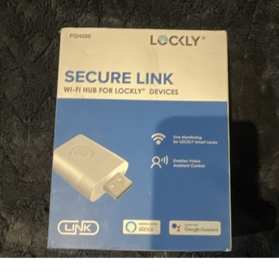 Lockly Secure Link Wi-Fi Hub PGH200 Alexa Google Assistant Wireless