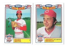 1984 Topps Glossy All-Stars - CINCINNATI REDS Team Set