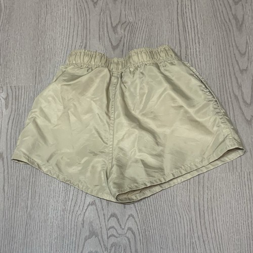 Fear of God Essentials Nylon Running Shorts Beige Khaki Youth Size 8 Drawstring - Picture 2 of 11