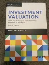 Investment Valuation: Tools and - Hardcover, by Damodaran Aswath - New free SH